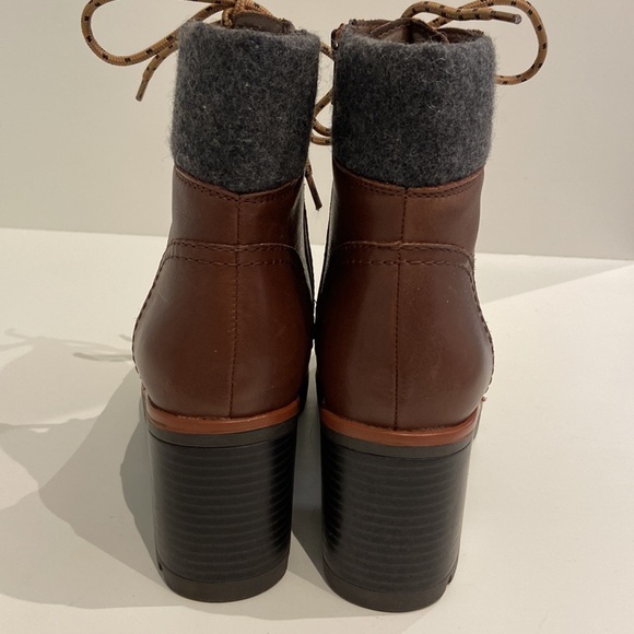 NWOB Naturalizer Callie Chocolate Brown Leather Bootie. Size 8M. - Picture 4 of 10